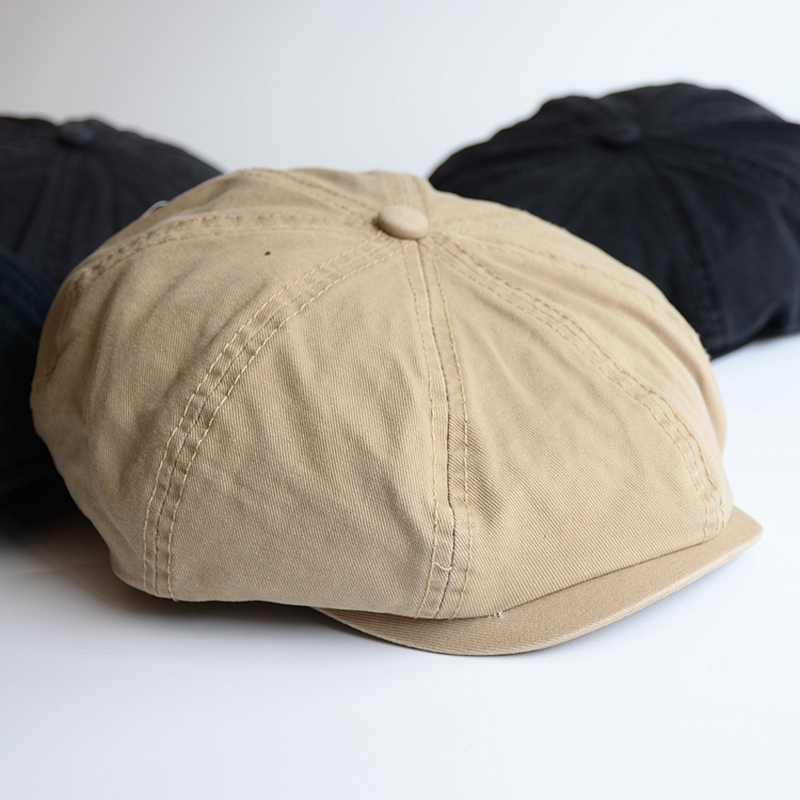 Men Big Head Newsboy Cap Peaky - Dad Hat Cotton review and price
