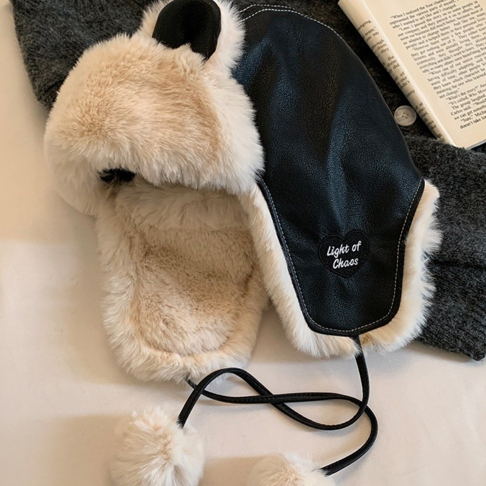 Classic Faux Leather Bear Ear  - Trapper Hat Ear Flap review and price