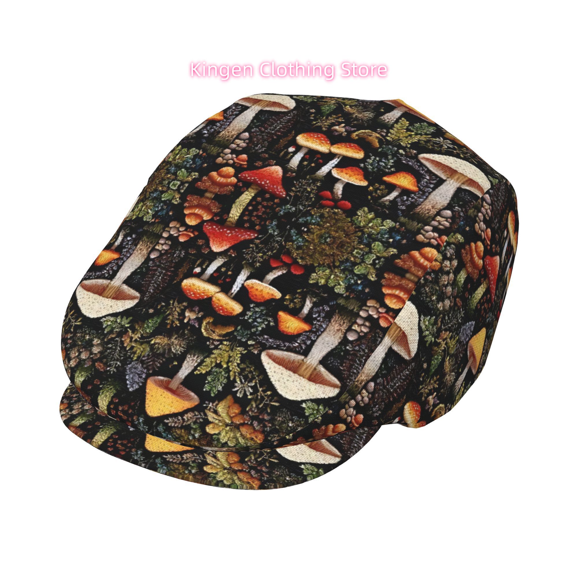 Mysterious Forest Floor Mushro - Newsboy Cap Ivy review and price