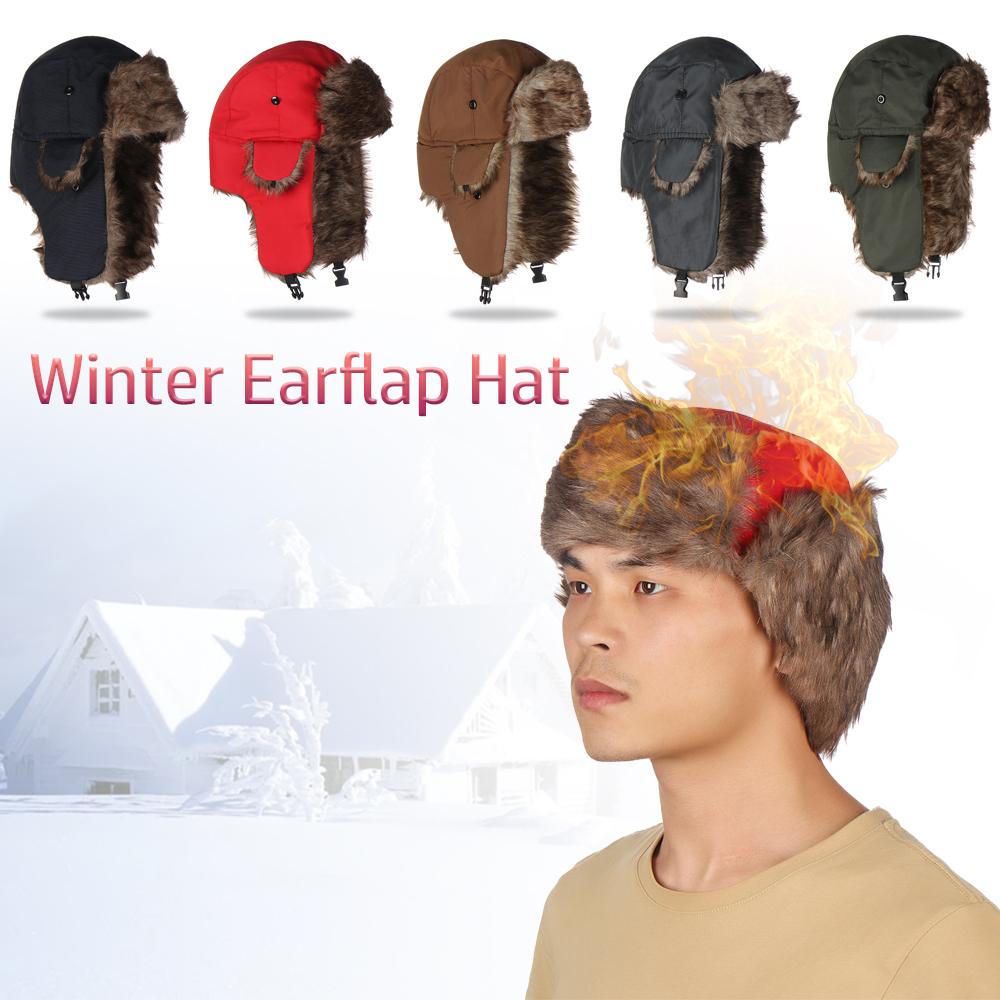 Warm Earflap Trapper Winter Ca - Trapper Hat Ear Flap review and price