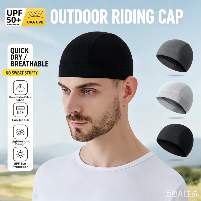 Summer Thin Breathable Mesh Sk - Skull Cap Helmet Liner review and price