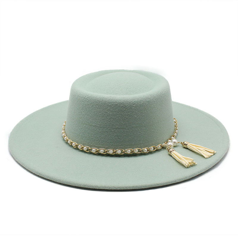 British Style Fashionable And  - Fedora Hat Wool review and price